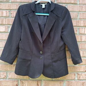 WHBM Women's Black Blazer